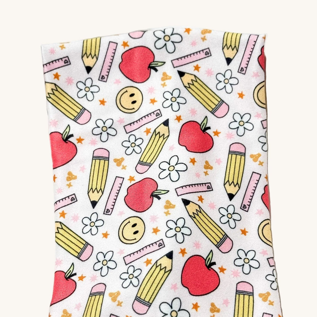 Pink Apple Pencil Knotted Headband