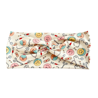 Medical Smiles Twist Headband Headband Studio