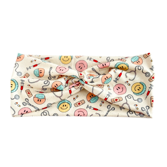 Medical Smiles Twist Headband Headband Studio