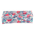 NICU Floral patterned headband on a white background