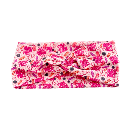 Nurse Vibes Twist Headband Headband Studio