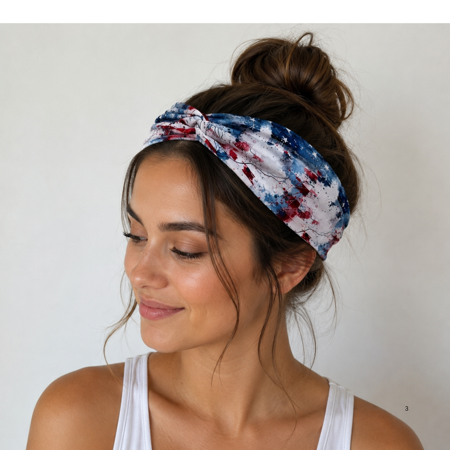 4th of July Headband | Patriotic Red White & Blue Hair Accessory