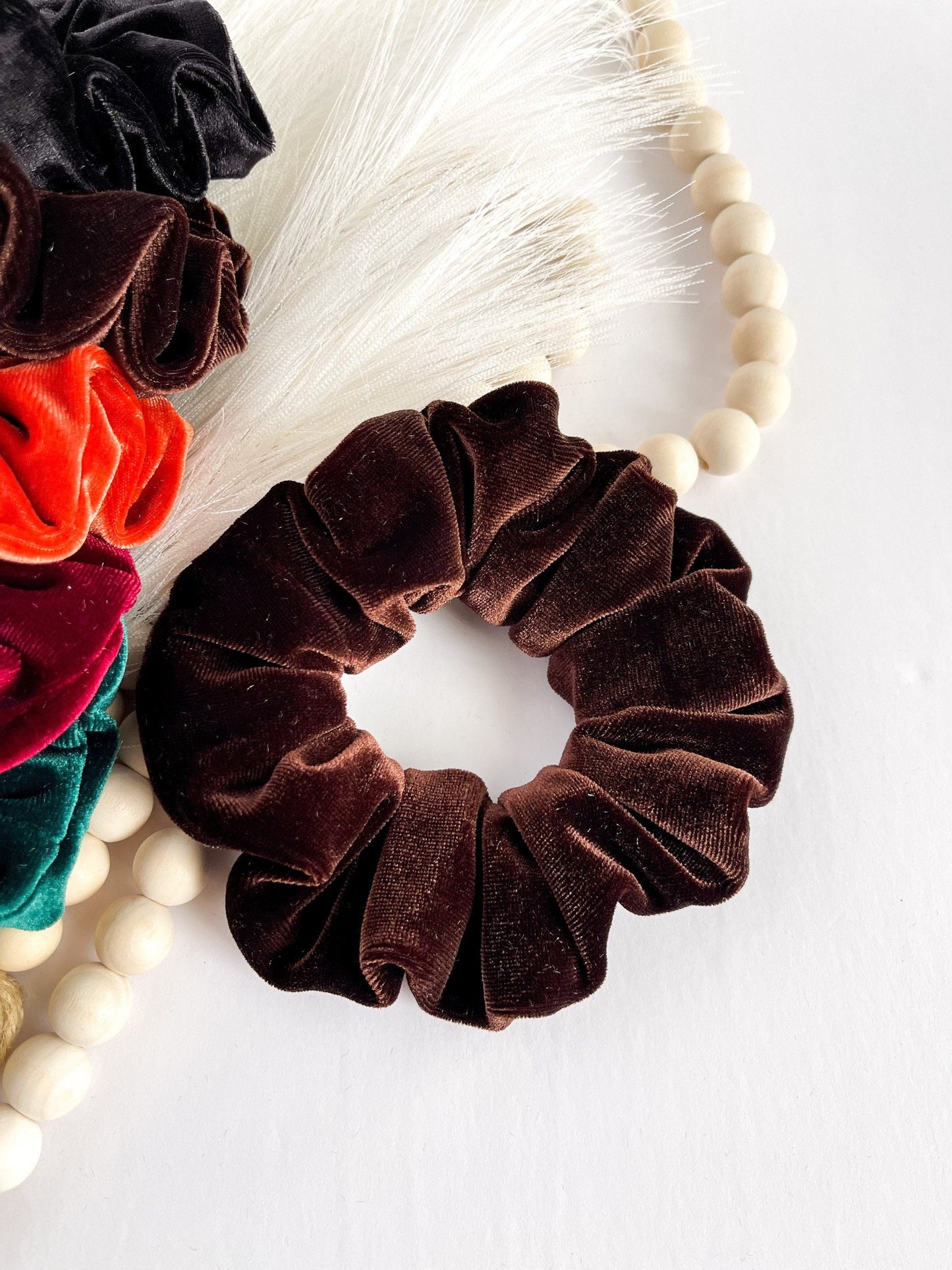 velvet scrunchies, Christmas scrunchies, hair scrunchies, Soft Luxury Scrunchies, holiday Scrunchies, Gift Ideas for Nurses, scrunchies Headband Studio