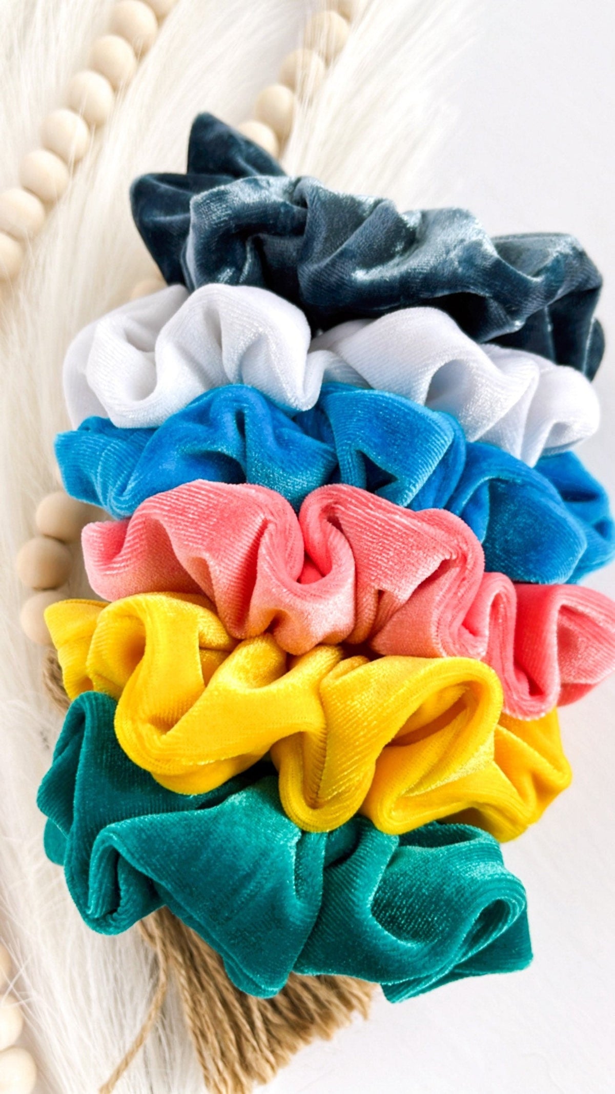Velvet scrunchies, Christmas scrunchies, hair scrunchies, Soft Scrunchies, holiday Scrunchies, Gifts Ideas for Nurses, bridesmaid scrunchies Headband Studio