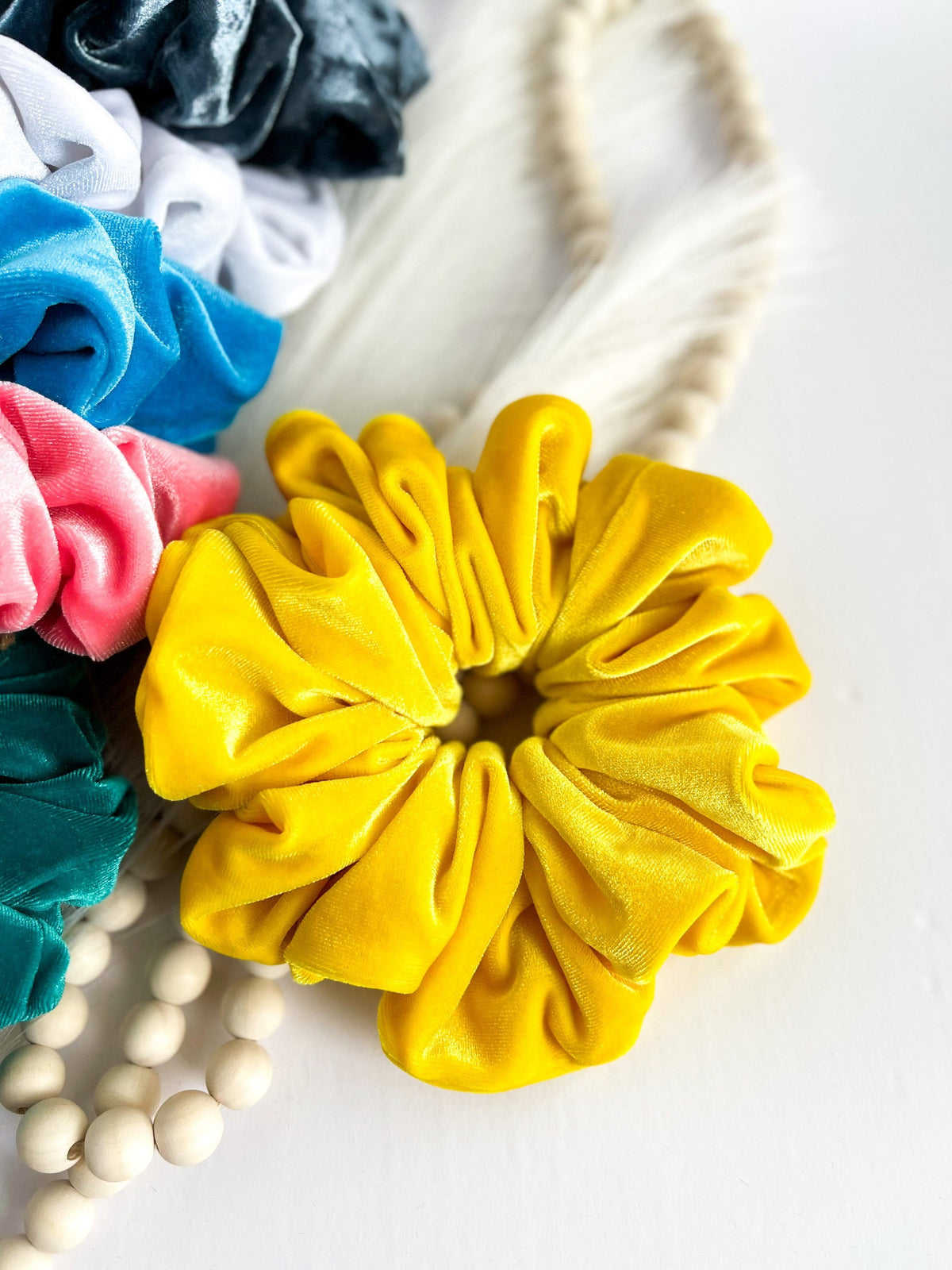 Oversized Velvet Scrunchie – Soft Luxury Hair Accessory for Women