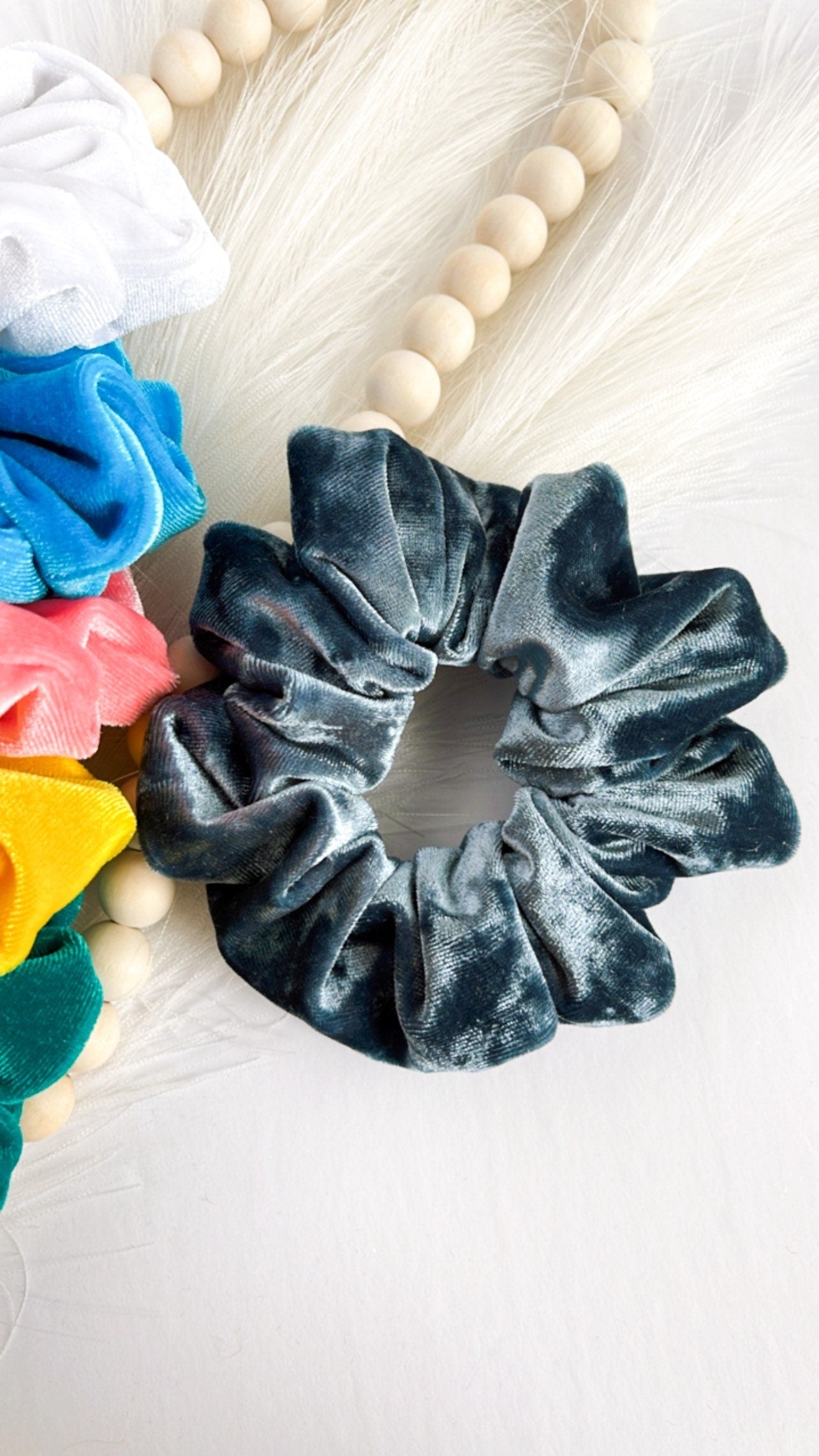 Velvet scrunchies, Christmas scrunchies, hair scrunchies, Soft Scrunchies, holiday Scrunchies, Gifts Ideas for Nurses, bridesmaid scrunchies Headband Studio