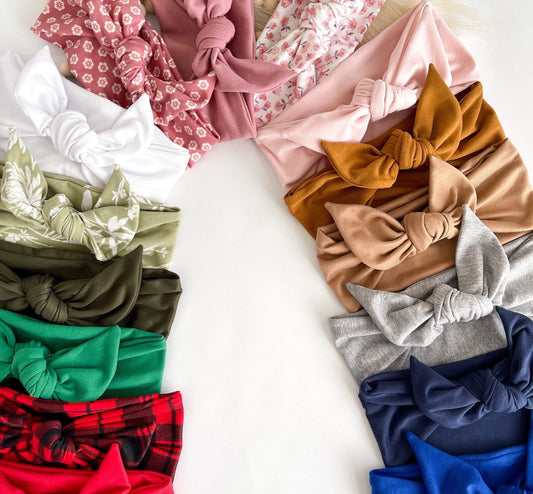 Adjustable Tie Headband for Women / Soft knotted headband / bestfriend gift Headband Studio