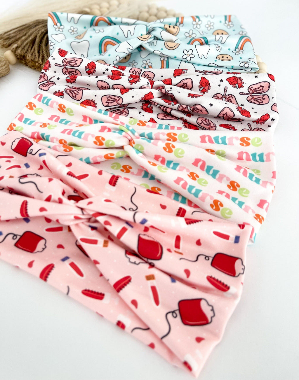 Nurse Twist Headband: Handmade Wide Knotted Headband Headband Studio