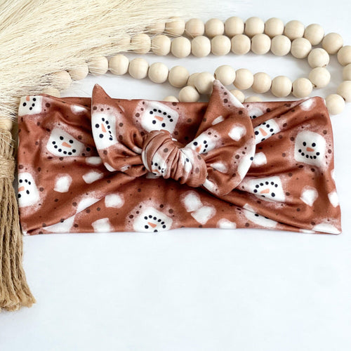 Adjustable Christmas Headband, Holiday Self-Tie Knot, Nurse Gift Headband Studio