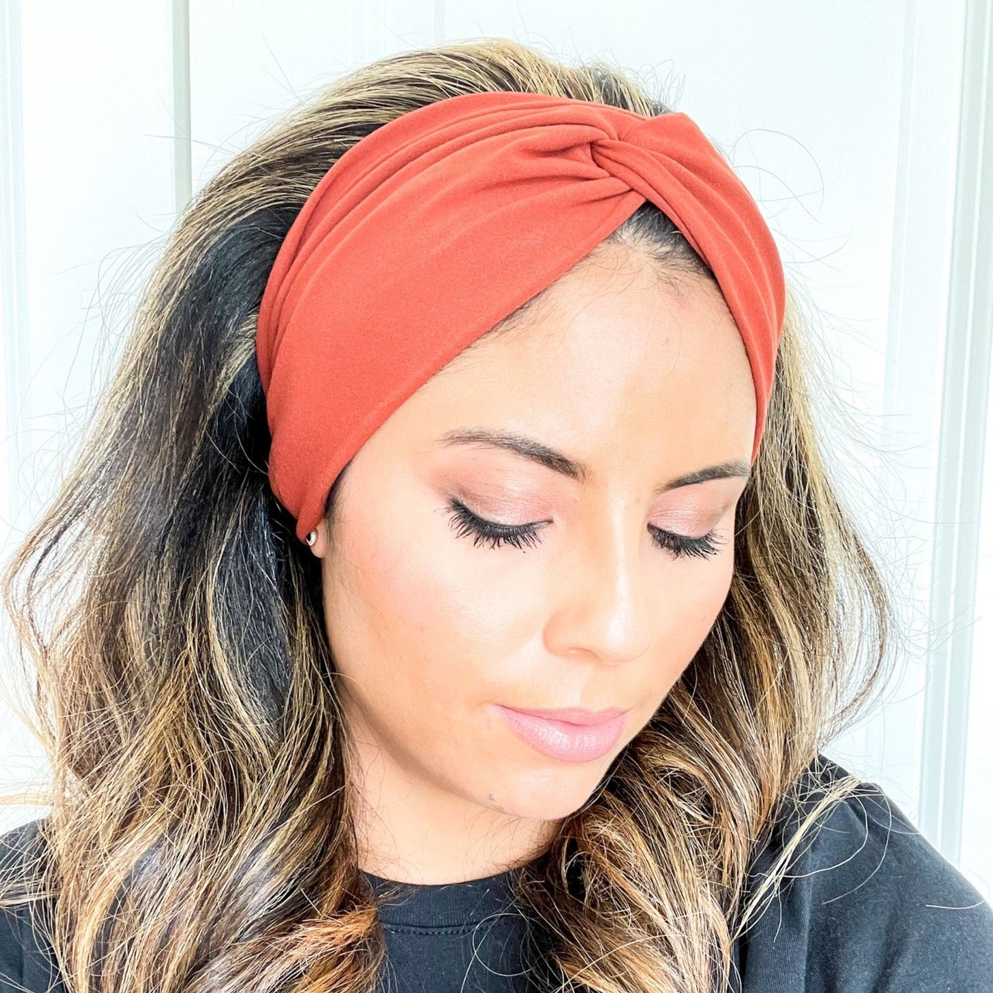 Pink Ribbon Breast Cancer Awareness Headbands for Women, Twist Soft & Stretchy Headband, Nurse Headband, Headband Studio
