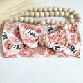 Adjustable Christmas Headband, Holiday Self-Tie Knot, Nurse Gift Headband Studio