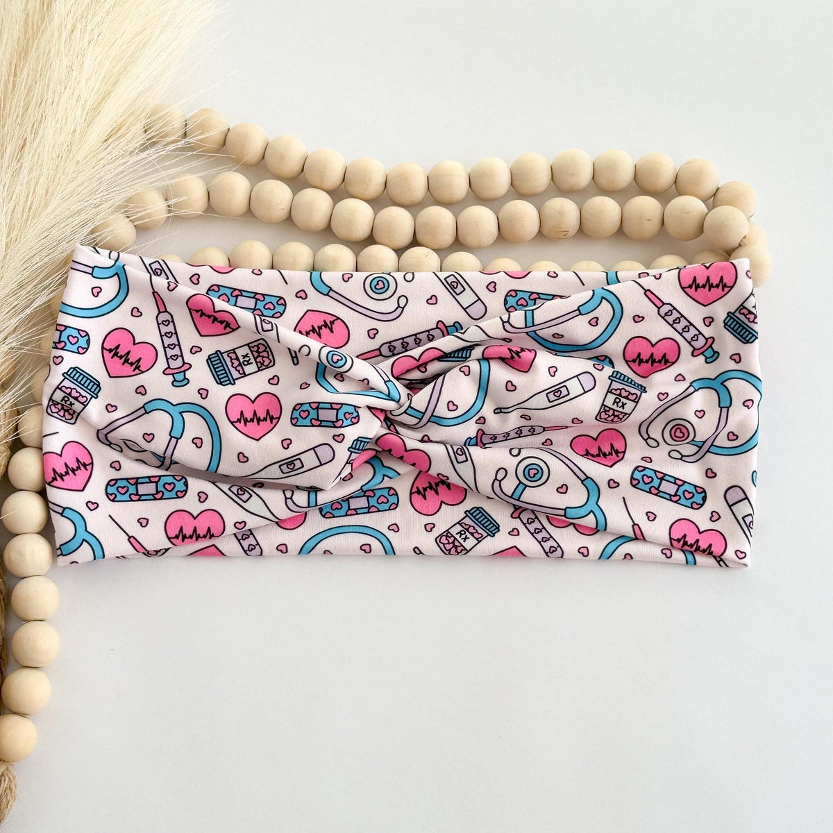 Nurse Headband – Soft Stretchy Twist Front Headband Headband Studio