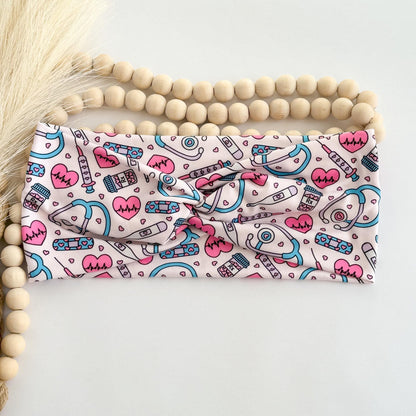 Nurse Headband – Soft Stretchy Twist Front Headband Headband Studio