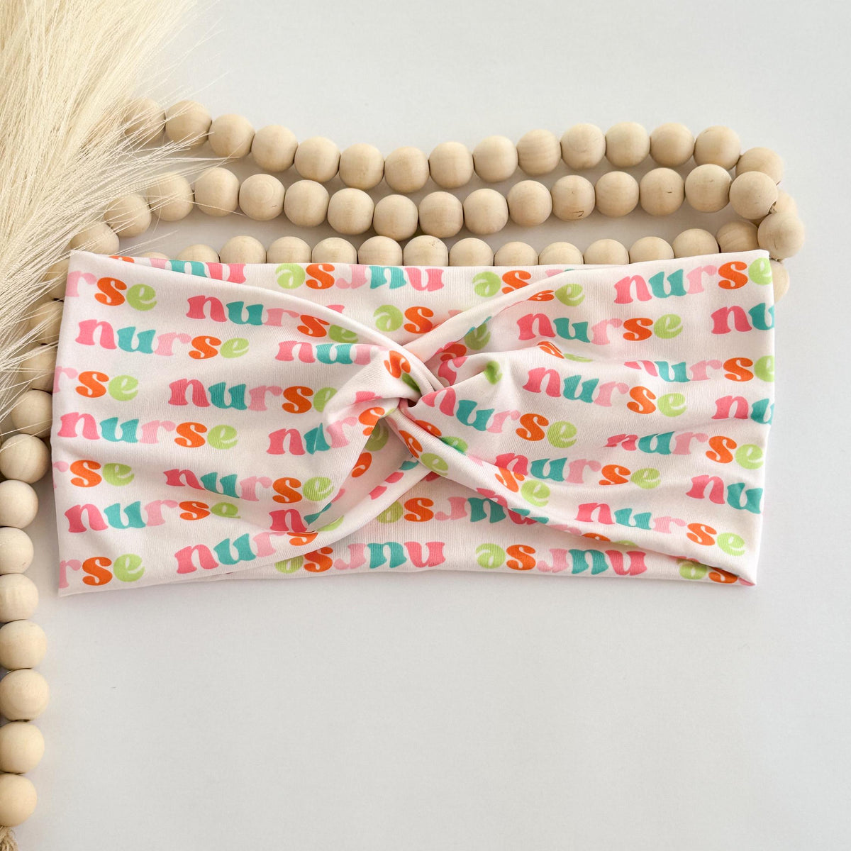 Nurse Headband – Soft Stretchy Twist Front Headband Headband Studio