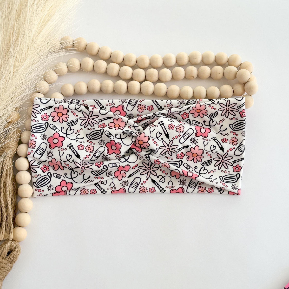 Nurse Headband – Soft Stretchy Twist Front Headband Headband Studio