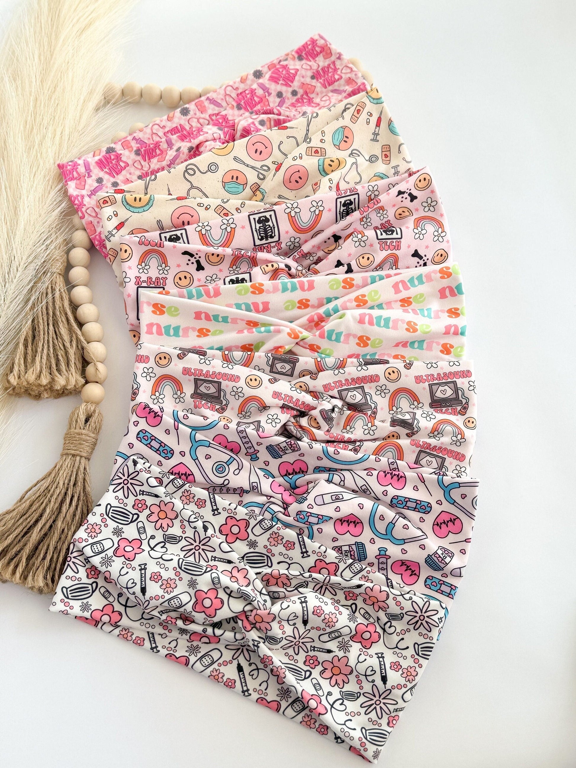 Nurse Headband – Soft Stretchy Twist Front Headband Headband Studio