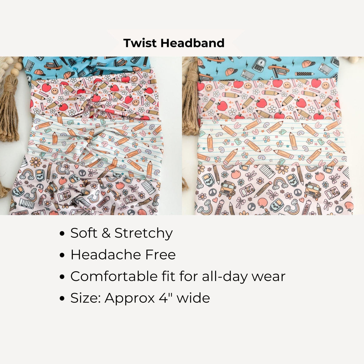 Teacher Headband: Comfortable Classroom Hair Accessory Headband Studio