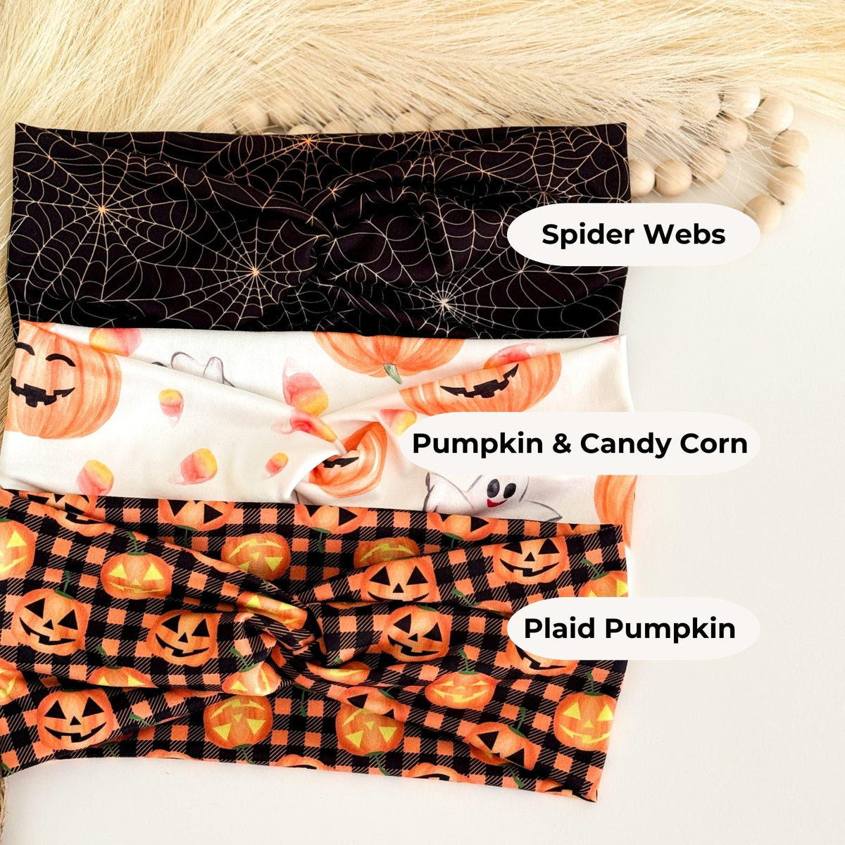 Halloween Twist Headband: Spooky Nurse Style, Soft & Stretchy Headband Studio