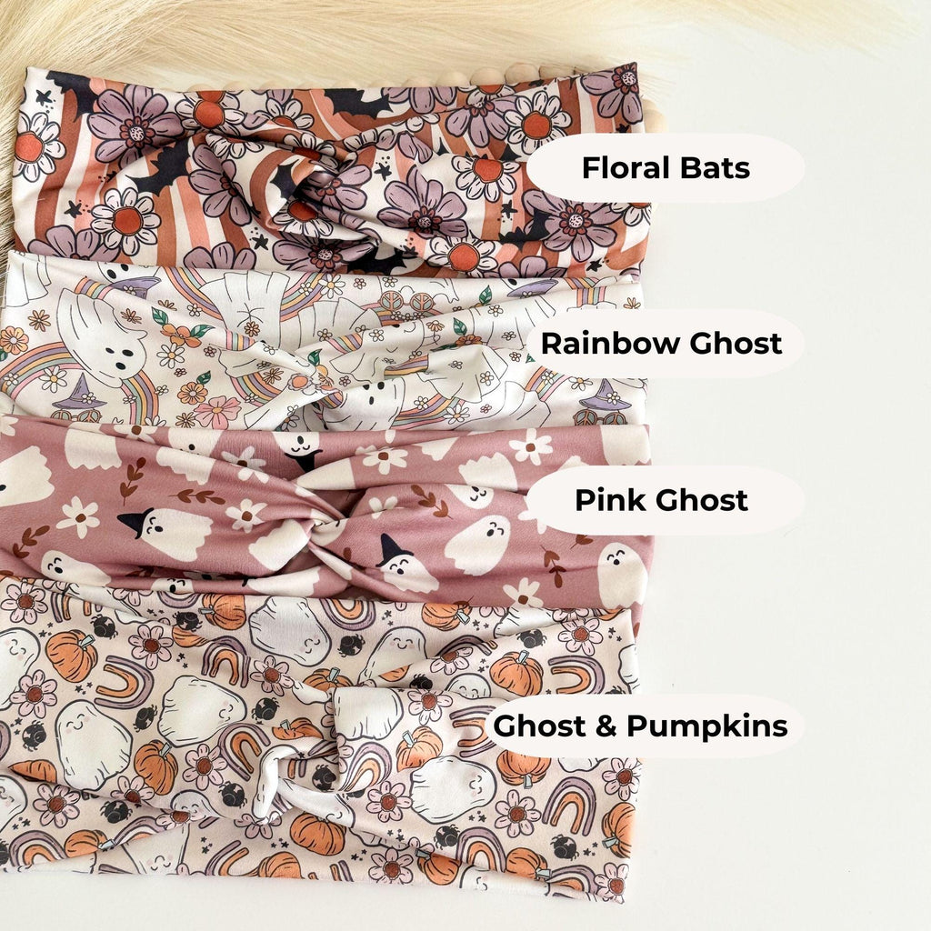Halloween Twist Headband: Spooky Nurse Style, Soft & Stretchy Headband Studio
