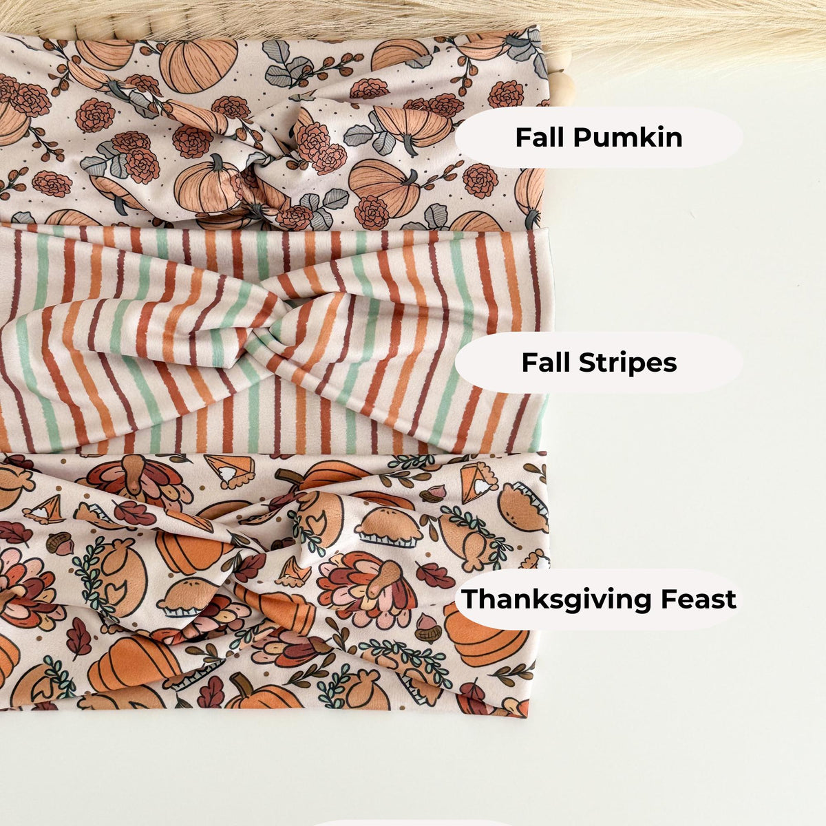 Thanksgiving Twist Headband: Soft Stretchy Fall Headband for Women Headband Studio