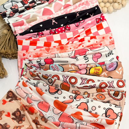 Valentine's Day Twist Headband: Handmade Knotted Stretchy Headband Headband Studio