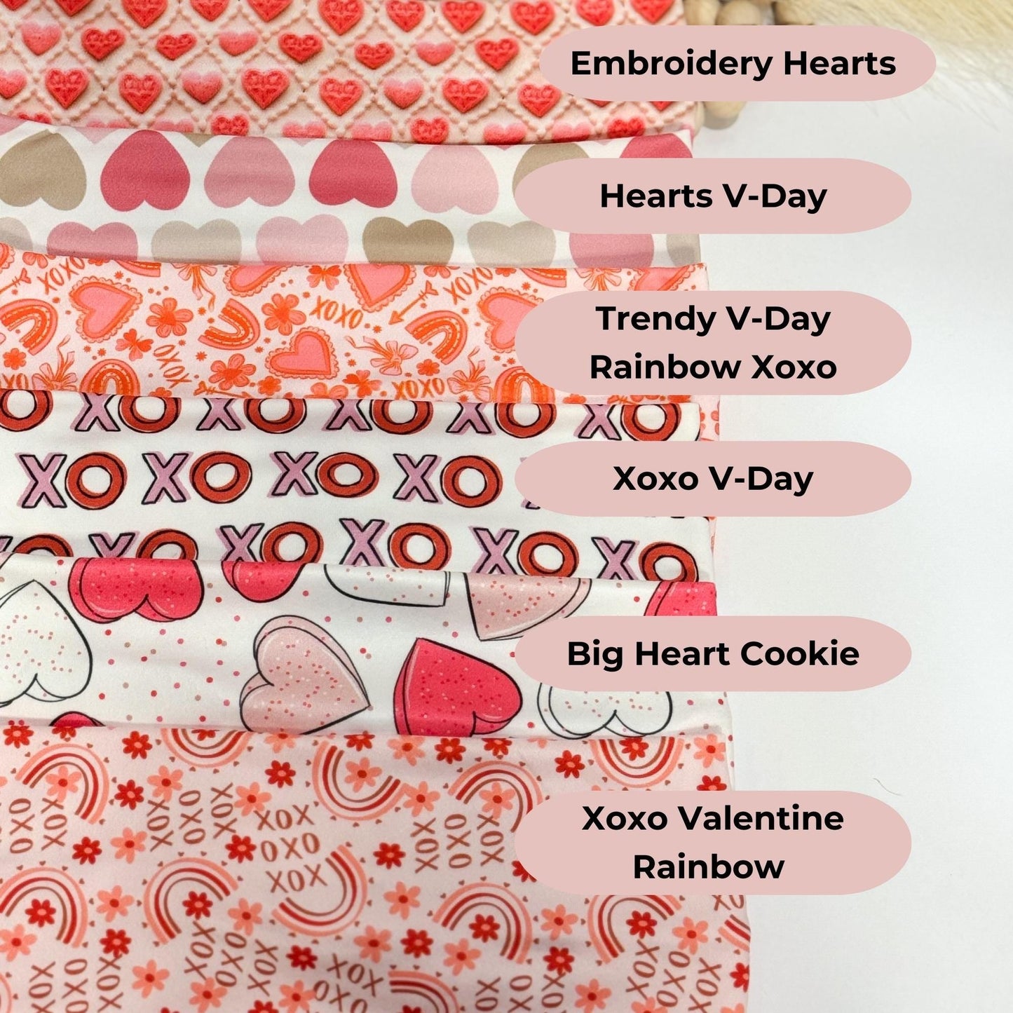 Valentine's Day Twist Headband: Handmade Knotted Stretchy Headband Headband Studio