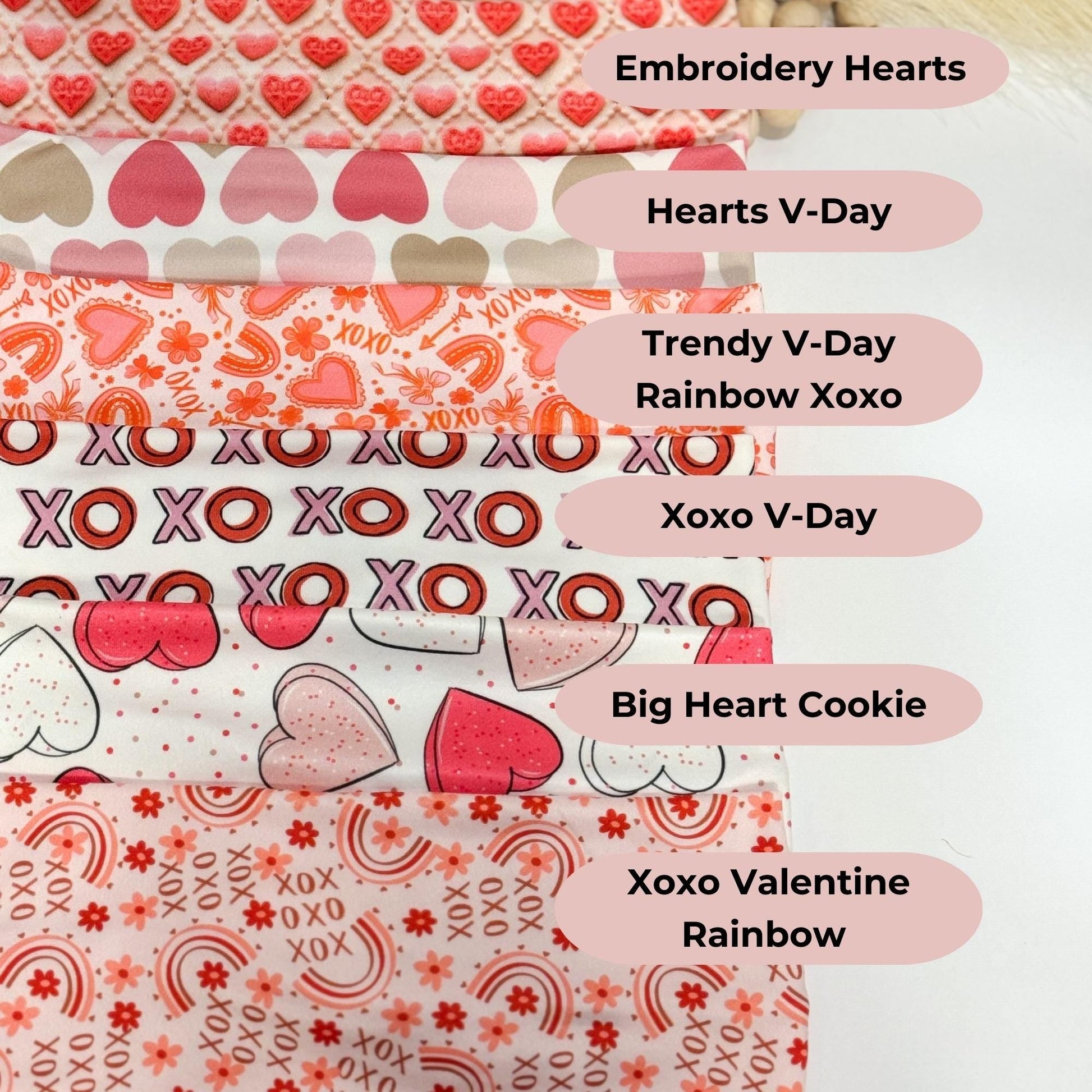 Valentine's Day Twist Headband: Handmade Knotted Stretchy Headband Headband Studio