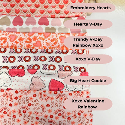 Valentine's Day Twist Headband: Handmade Knotted Stretchy Headband Headband Studio