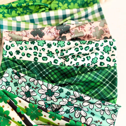 St. Patrick's Day Headband: Shamrock Twist Hair Accessory Headband Studio