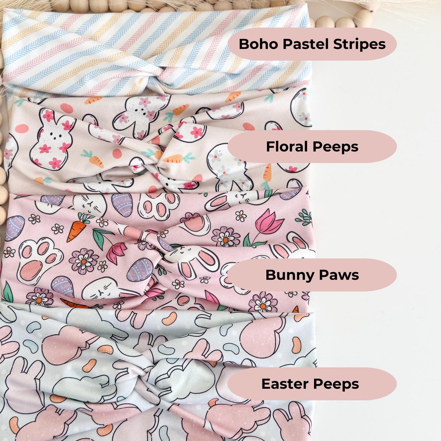 Cute Easter Headband for Nurse and Women, Perfect Nurse Gift Ideas for Healthcare Workers, Easter Basket Gifts Idea, Soft Twist headband