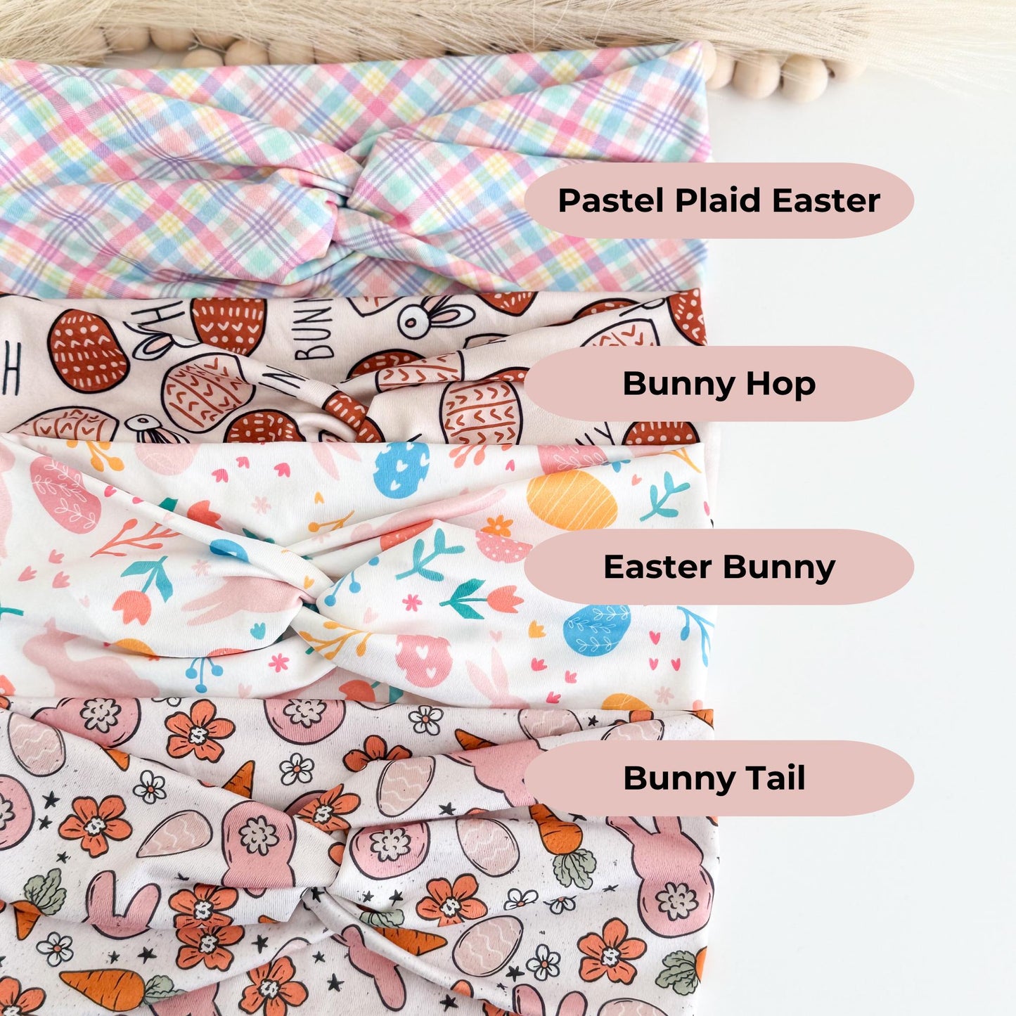 Cute Easter Headband for Nurse and Women, Perfect Nurse Gift Ideas for Healthcare Workers, Easter Basket Gifts Idea, Soft Twist headband