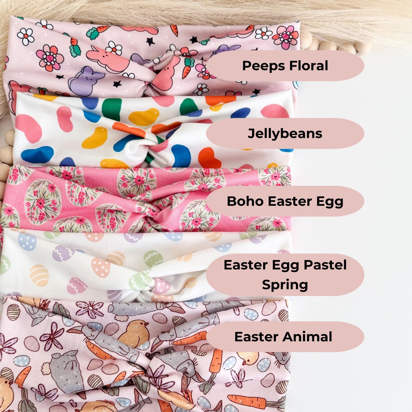 Cute Easter Headband for Nurse and Women, Perfect Nurse Gift Ideas for Healthcare Workers, Easter Basket Gifts Idea, Soft Twist headband
