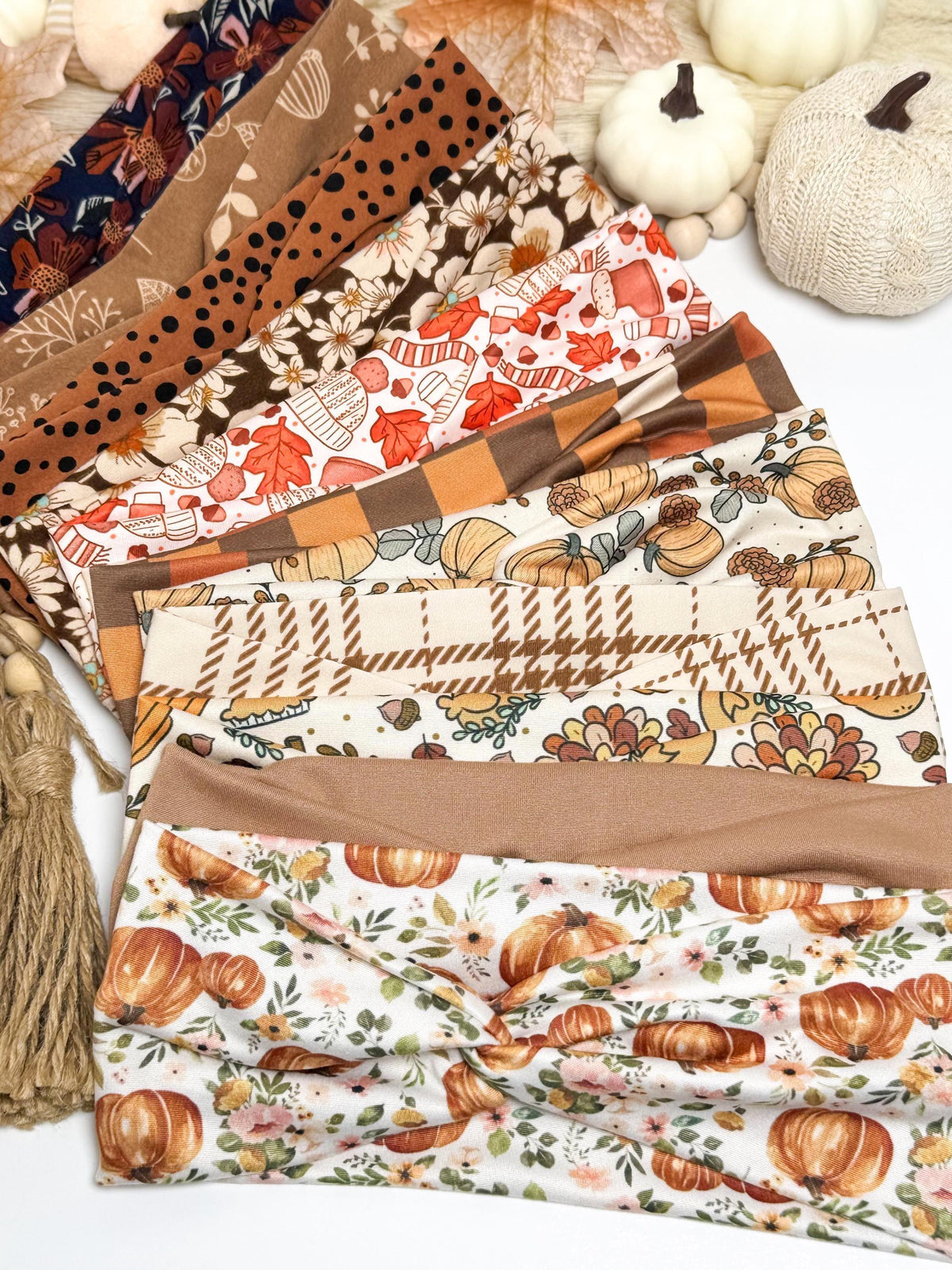 Thanksgiving Twist Headband: Soft Stretchy Fall Headband for Women Headband Studio