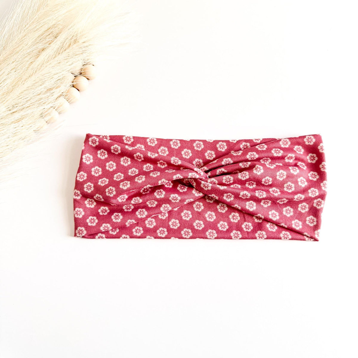 Floral Twist Headbands for Women – Handmade Soft Stretch Cottagecore Headbands