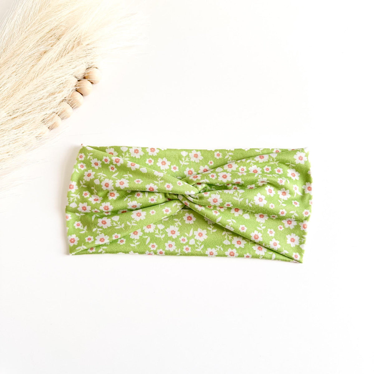 Floral Twist Headbands for Women – Handmade Soft Stretch Cottagecore Headbands