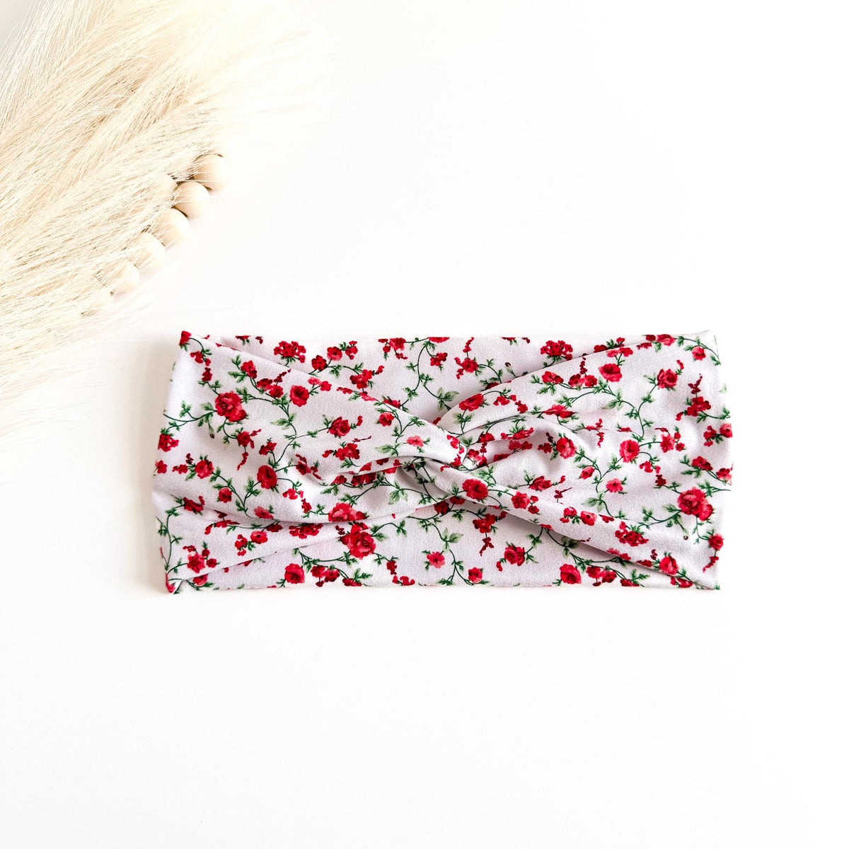 Floral Twist Headbands for Women – Handmade Soft Stretch Cottagecore Headbands