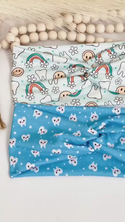 Dental Twist Headband: Gift for Dentist, Hygienist, Assistant