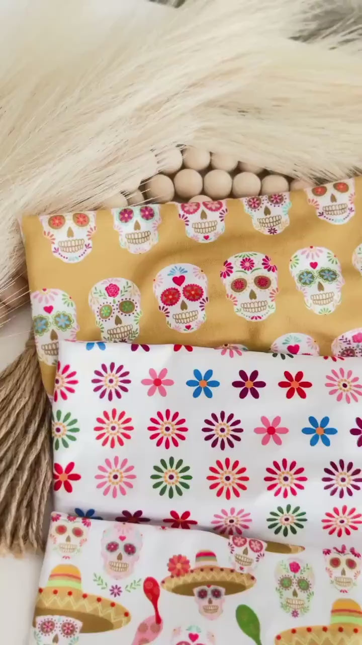 Video of the Day of the Dead twist headbands